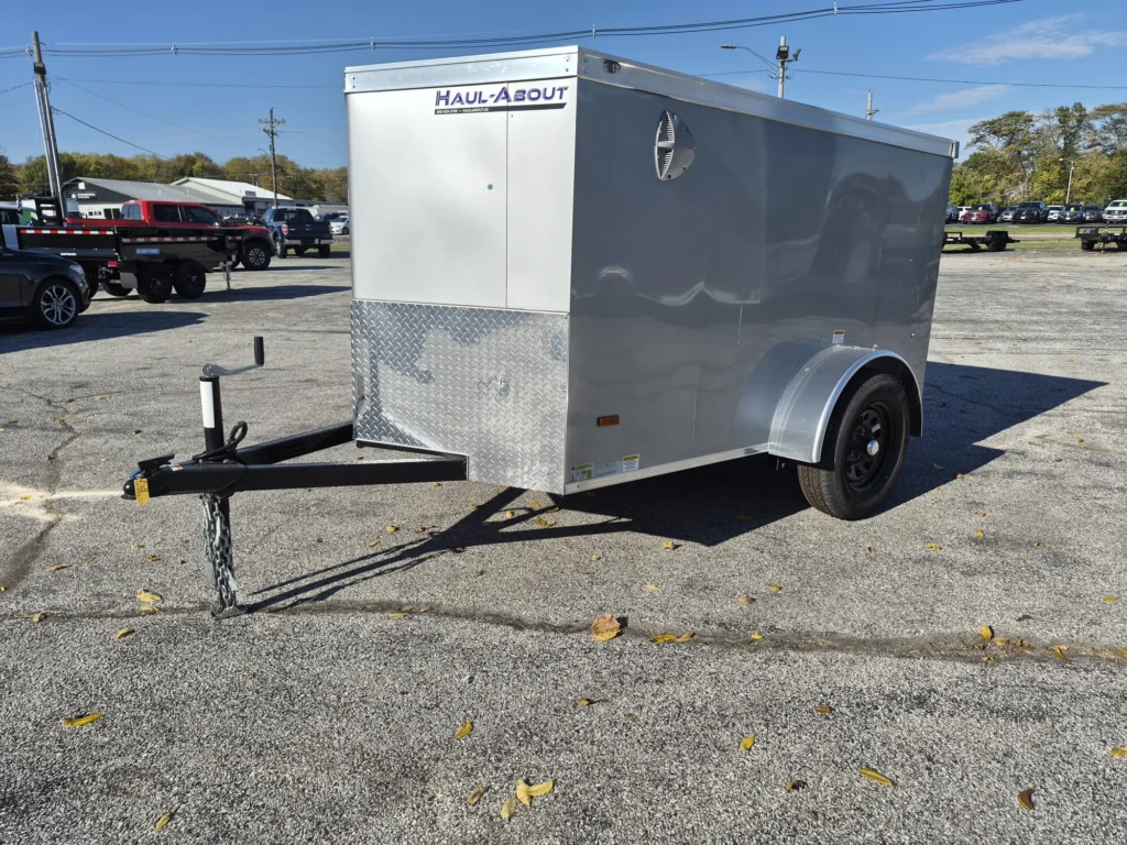 2027 Haul-About 5x8 BOBCAT Enclosed Cargo Trailer, photo 2 of 7