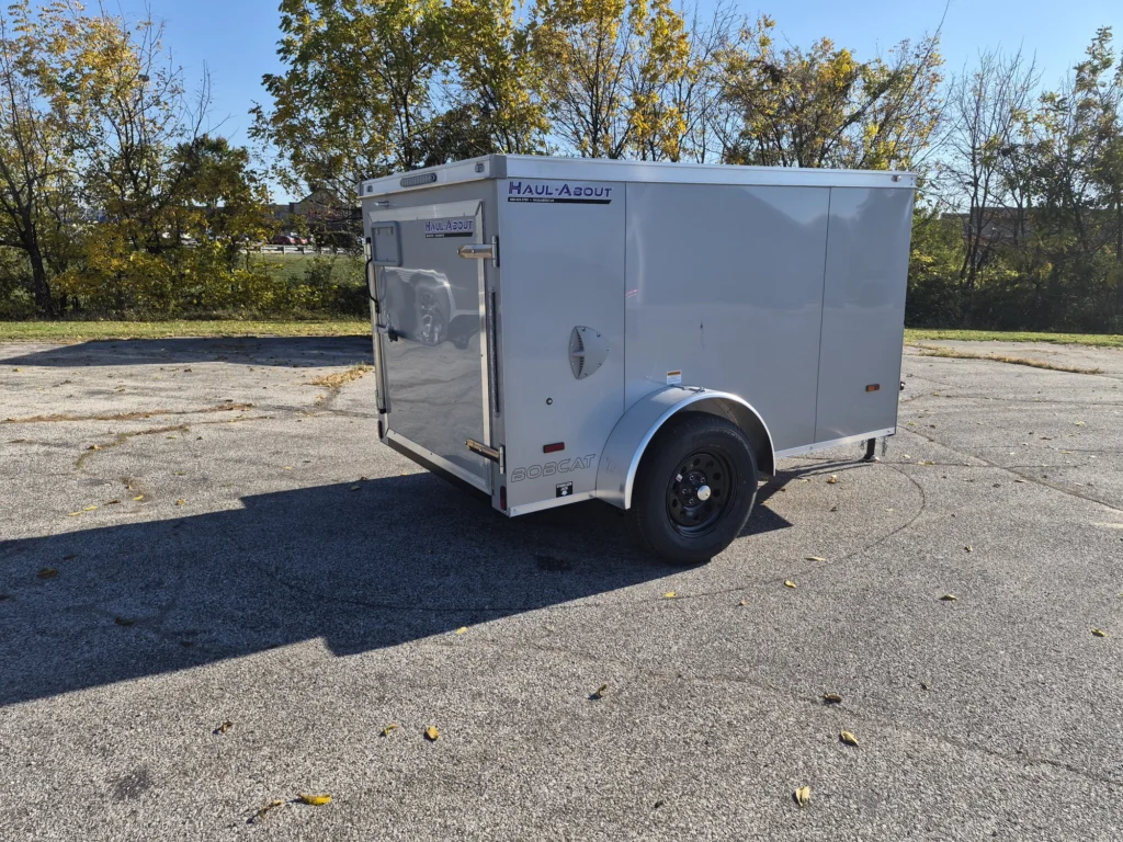 2027 Haul-About 5x8 BOBCAT Enclosed Cargo Trailer, photo 3 of 7